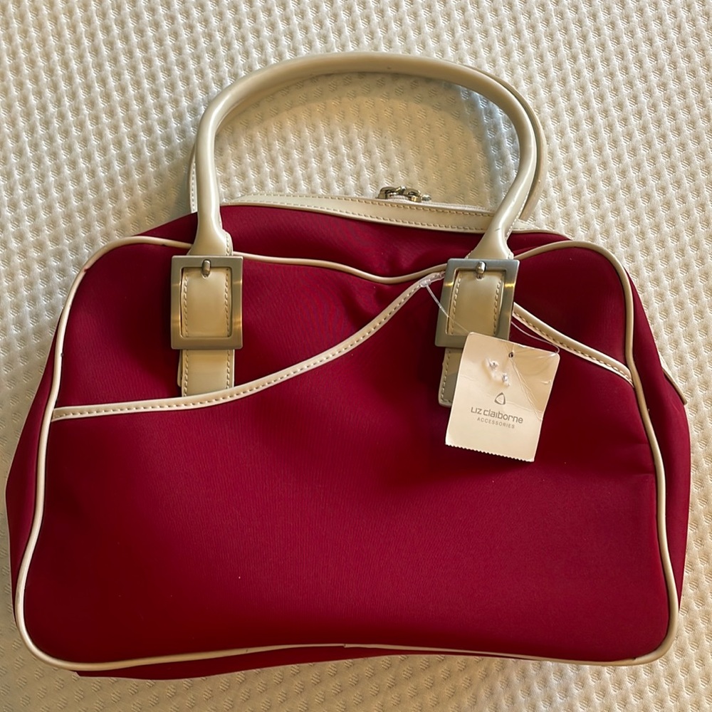 NWT Red Liz Claiborne Handbag